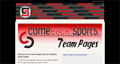 Desktop Screenshot of comeback.leagueapps.com