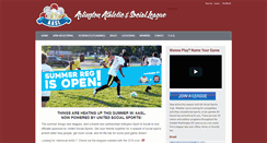 Desktop Screenshot of aasl.leagueapps.com