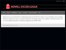 Tablet Screenshot of indwell.leagueapps.com