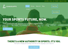 Tablet Screenshot of leagueapps.com